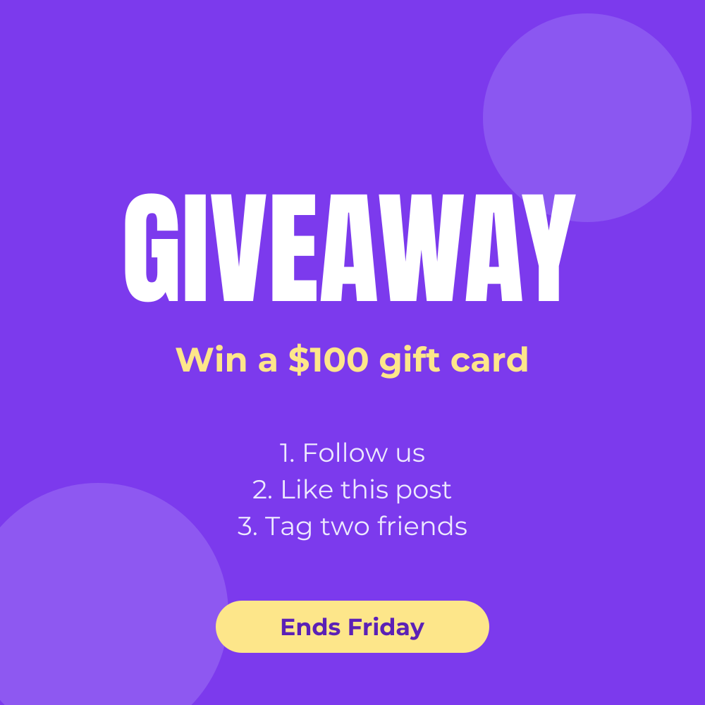 Giveaway Instagram post template