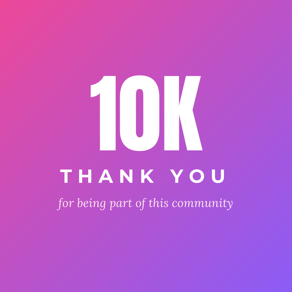 Follower milestone post template