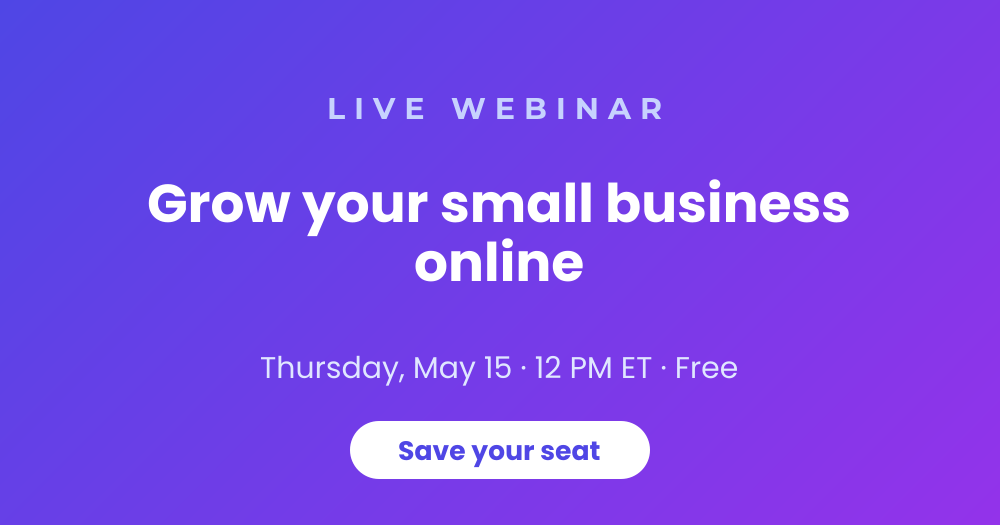 Webinar Facebook post template